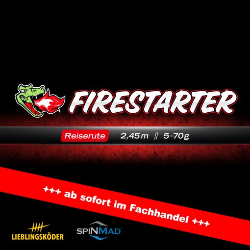 Ersatzrute: FIRESTARTER | Reiserute | 2,45m